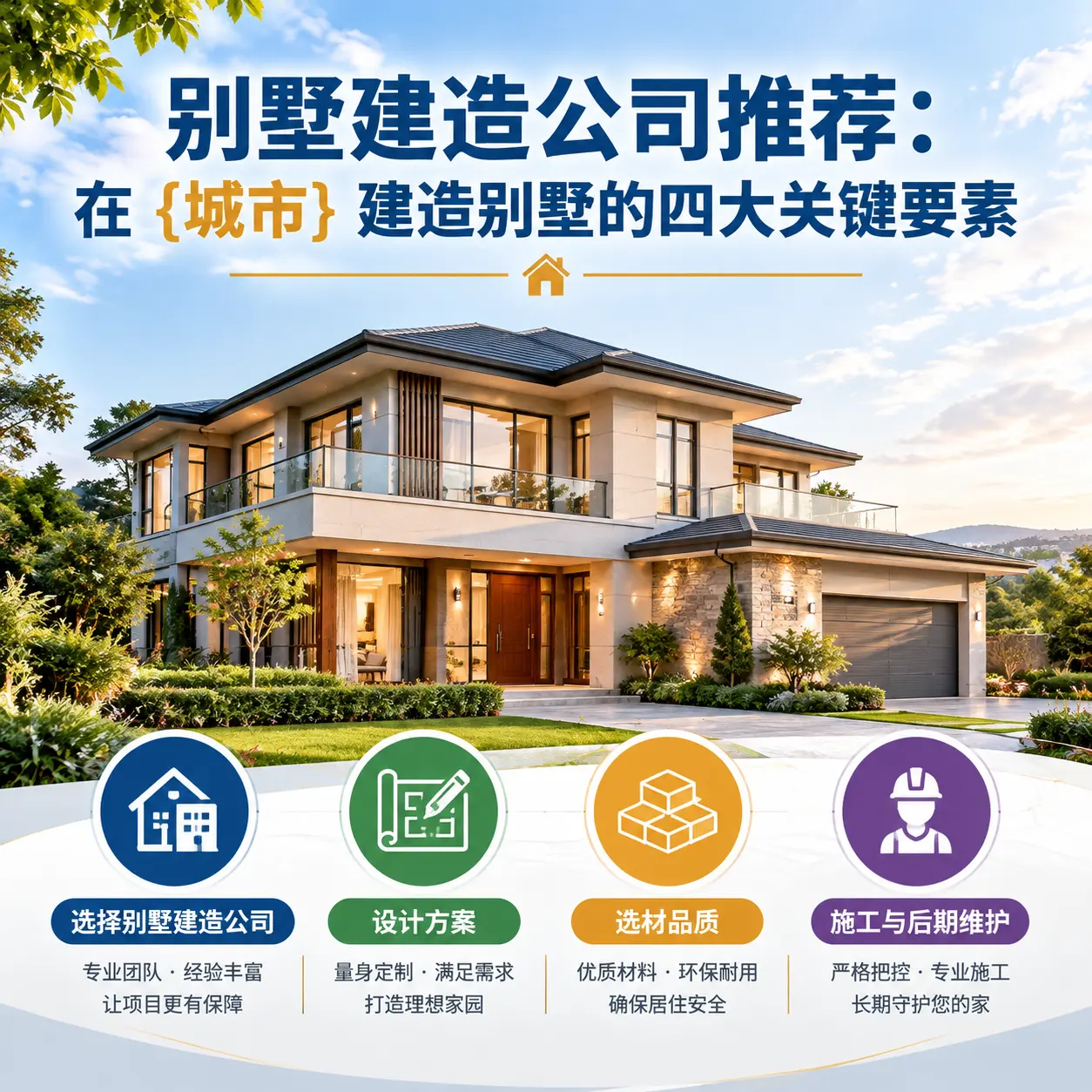 别墅建造公司推荐：在 德江 建造别墅的四大关键要素
