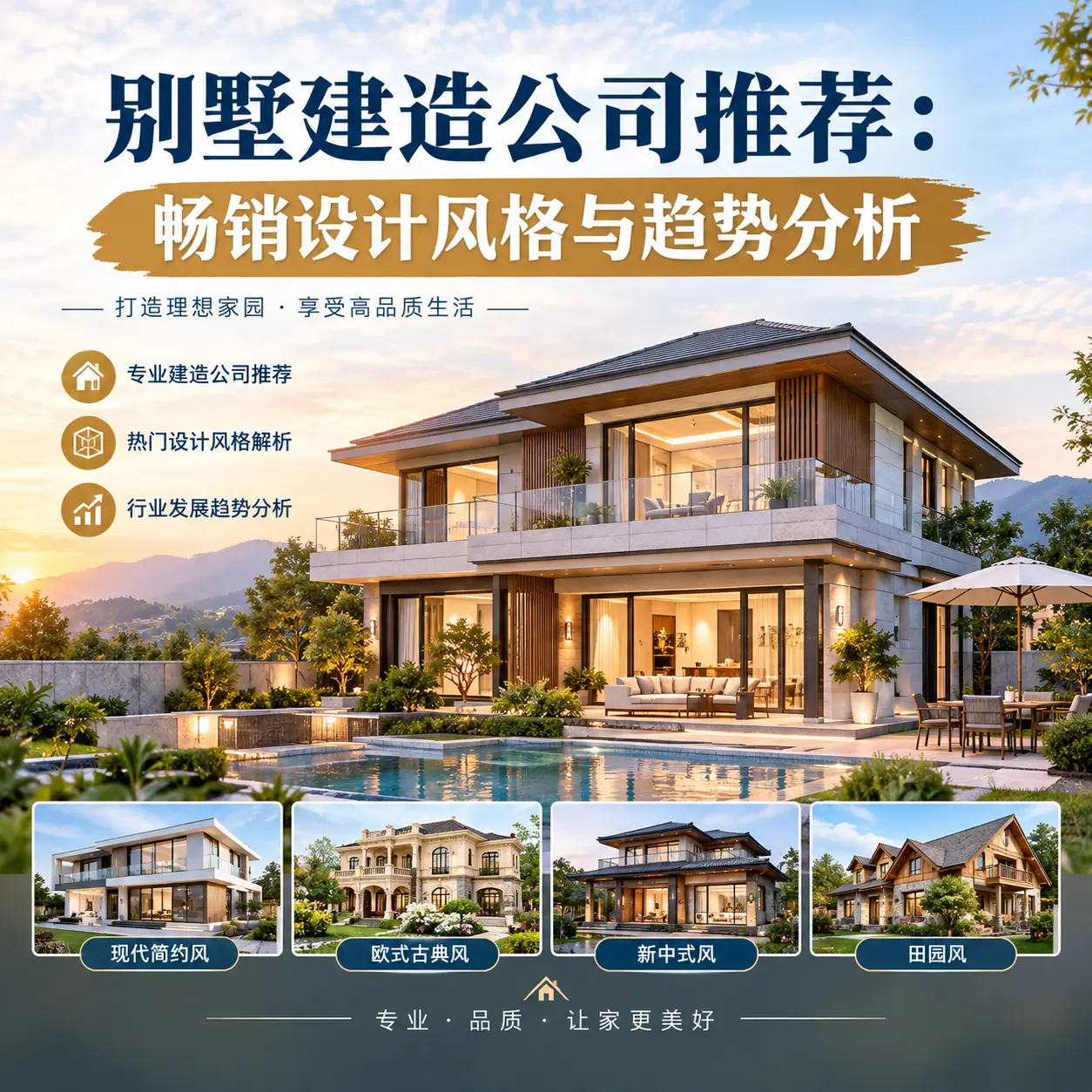 别墅建造公司推荐： 德江 畅销设计风格与趋势分析