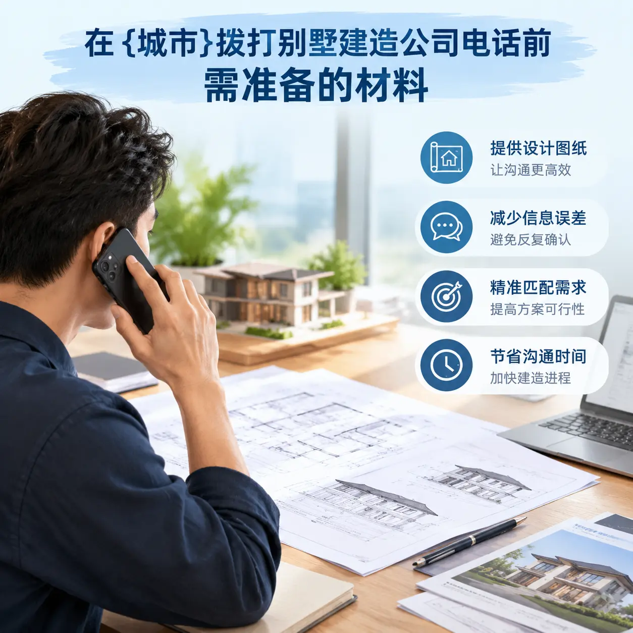 在德江拨打别墅建造公司电话前需准备的材料