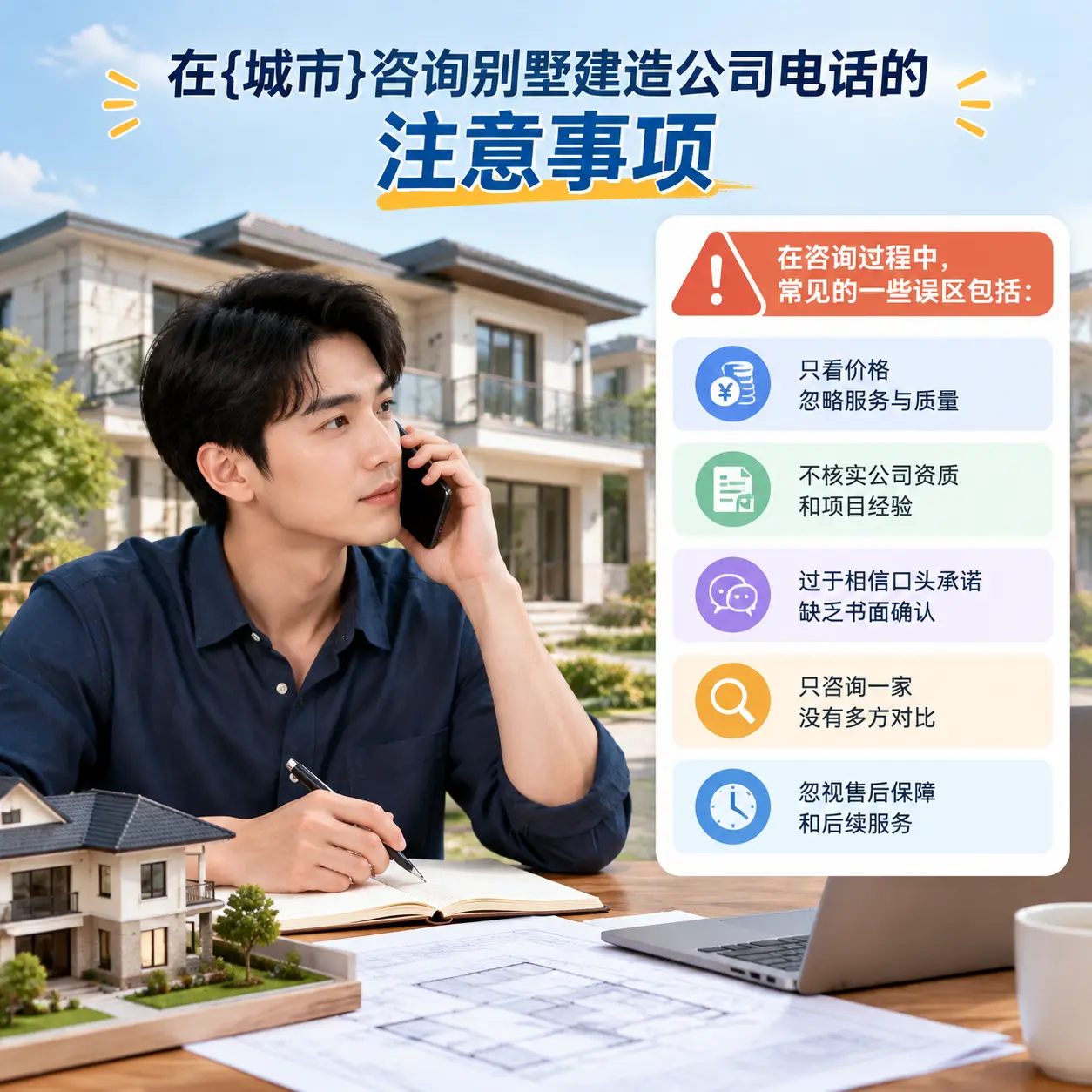 在德江咨询别墅建造公司电话的注意事项