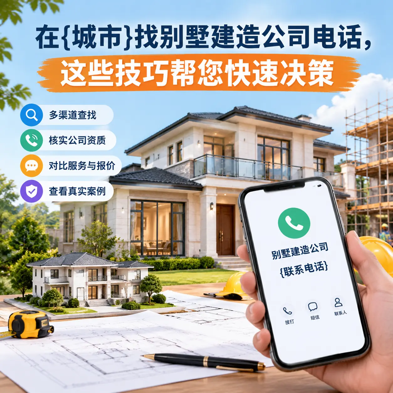 在德江找别墅建造公司电话,这些技巧帮您快速决策