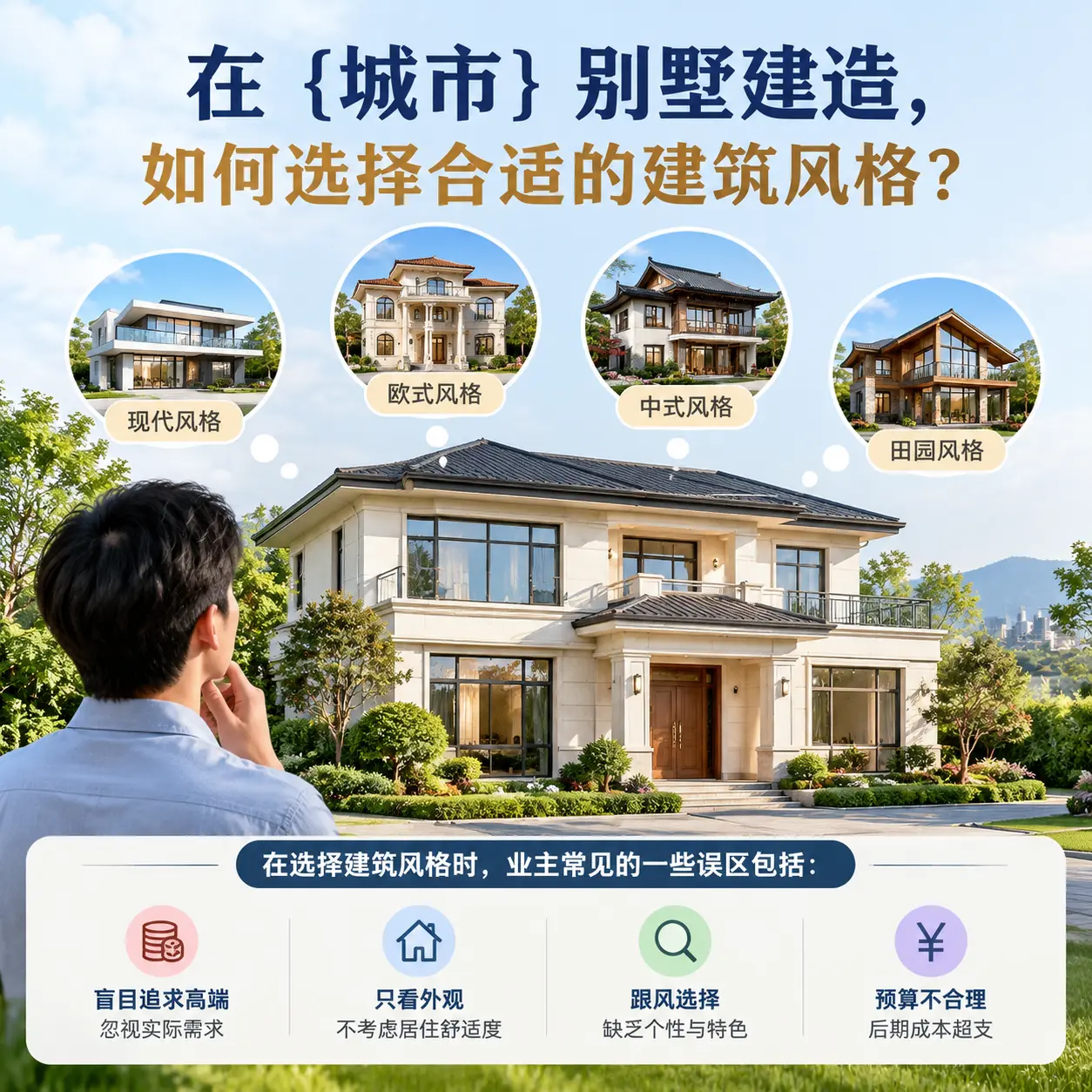 在 德江 别墅建造，如何选择合适的建筑风格？
