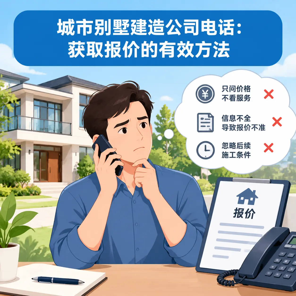 德江别墅建造公司电话:获取报价的有效方法
